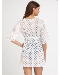 Tory Burch | White Eyelet Tunic | Lyst