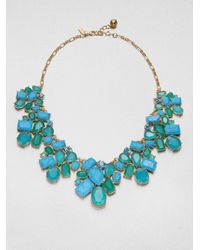 kate spade new york | Cluster Bib Necklace | Lyst