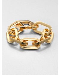 Tory Burch | Metallic Oversized Chain Bracelet | Lyst