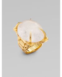Saint Laurent | Metallic Beasty Ring | Lyst