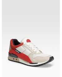DIESEL | Red Speed Sneakers for Men | Lyst