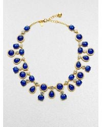 kate spade new york | Blue Moonlit Way Cabochon Collar Necklace | Lyst