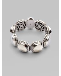 Lagos | Metallic Sterling Silver Rocks Bracelet | Lyst
