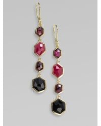 Ippolita | Metallic 18k Gold Semiprecious Multistone Drop Earrings | Lyst