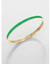 kate spade new york | Green Stroke Of Luck Bracelet | Lyst