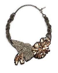 Elie Tahari | Metallic Vivian Necklace | Lyst