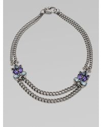 Stephen Webster | Metallic Semi-precious, Multi-stone Two-row Necklace | Lyst