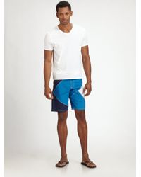 Burberry Sport | Blue Swim Trunks for Men | Lyst