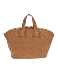 Givenchy | Brown Antigona Snakeskin Clutch | Lyst