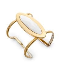 Kara Ross | Metallic Cutout Oval Cuff | Lyst