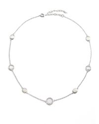 Belargo | Metallic Bubble Station Necklace | Lyst