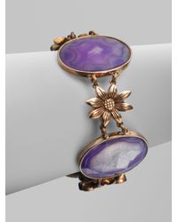 Stephen Dweck | Metallic Agate Quartz Link Bracelet | Lyst