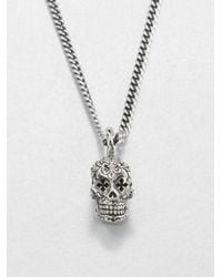 King Baby Studio | Metallic Dead Skull Pendant Necklace for Men | Lyst