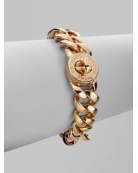 Marc By Marc Jacobs | Metallic Katie Small Turnlock Bracelet/rose Goldtone | Lyst