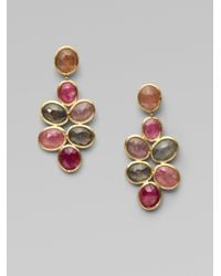 Marco Bicego | Metallic Siviglia Multicolor Sapphire & 18k Yellow Gold Chandelier Drop Earrings | Lyst