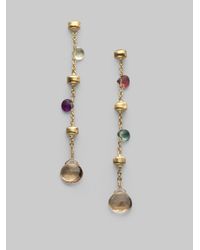 Marco Bicego | Metallic Multistone 18k Yellow Gold Earrings | Lyst