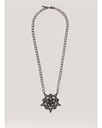 Eddie Borgo | Metallic Pavé-pentagram Pendant Necklace | Lyst