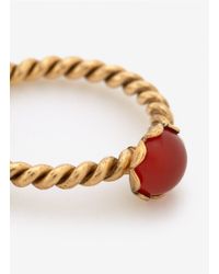 Ela Stone | Metallic Stone Ring | Lyst