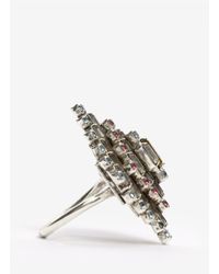 Erickson Beamon | Multicolor Multi-coloured Crystal Ring | Lyst