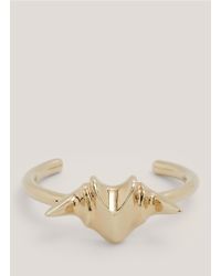 Giuseppe Zanotti | Metallic Plated Brass Cuff Bracelet | Lyst