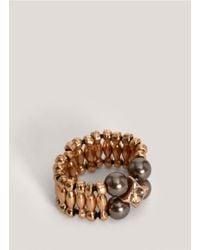 Philippe Audibert | Metallic Grey-pearl Beaded Ring | Lyst