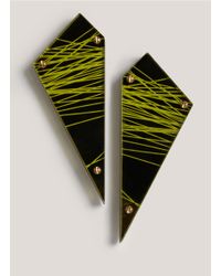 Sarah Angold Studio | Yellow Munitio Acrylic Earrings | Lyst