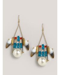 Scho | Blue Dominus Earrings | Lyst