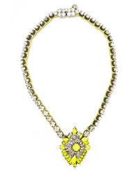 Shourouk | Metallic Cora Bamako Silver-plated Swarovski Crystal Necklace | Lyst