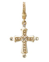 Jay Strongwater | Metallic Birthstone Cross Charm | Lyst