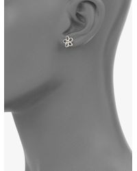 Marc By Marc Jacobs | Metallic Cutout Daisy Stud Earrings | Lyst