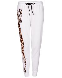 white joggers topshop