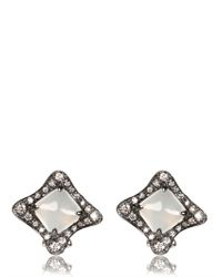 Antonini | White Roma Clip Earrings | Lyst