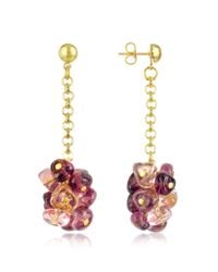 Antica Murrina - Purple Rubik - Murano Glass Drops Earrings - Lyst
