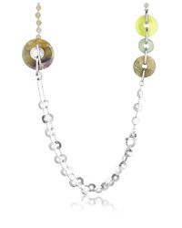 Antica Murrina | Metallic Eclipse Murano Glass Necklace | Lyst