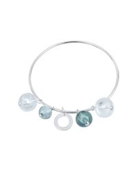 Antica Murrina | Gray Loop - Murano Glass Charm Bangle Bracelet | Lyst
