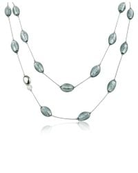 Antica Murrina - Gray Pandora Murano Glass Bead Sterling Silver Necklace - Lyst