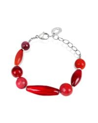 Antica Murrina | Red Lana Murano Glass Bead Bracelet | Lyst