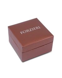 FORZIERI - Gray Stainless Steel Compass Pendant W/rubber Necklace for Men - Lyst