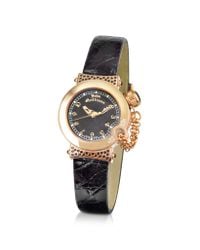 John Galliano | Black Lelu - Ladies Diamond Gold Plated Dress Watch | Lyst