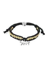 Sho London - Multicolor Bear Friendship Silk Bracelet - Lyst