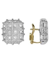 Torrini - Wallstreet Collection - 18k White Gold Diamond Earrings - Lyst