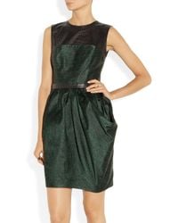 jason wu green silk dress