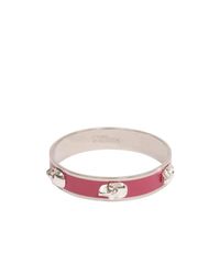 Alexander McQueen | Metallic 3D Skull Enamel Bangle | Lyst