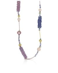 Antica Murrina - Pink India Divinity Murano Glass Pearl Long Necklace - Lyst