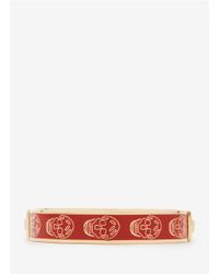 Alexander McQueen | Red Enamel Skull Bangle | Lyst