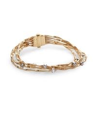 Marco Bicego | Metallic Mini Marrakech Diamond & 18k Yellow Gold Multi-row Bracelet | Lyst