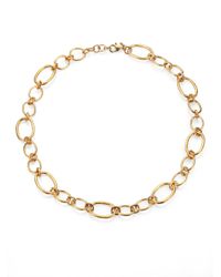 Mija | Metallic Oval Link Chain Necklace | Lyst