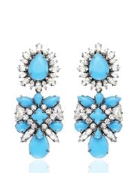 Shourouk - Blue Blondi Brandeis Earrings - Lyst
