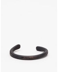 Cause and Effect | Black Copper Bar Cuff for Men | Lyst