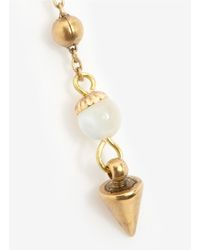 Ela Stone | Metallic Beaded Longchain Earrings | Lyst